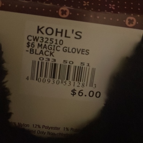 🆕 Bundle of TWO Pairs of NWT Gloves, Black - Picture 2 of 2